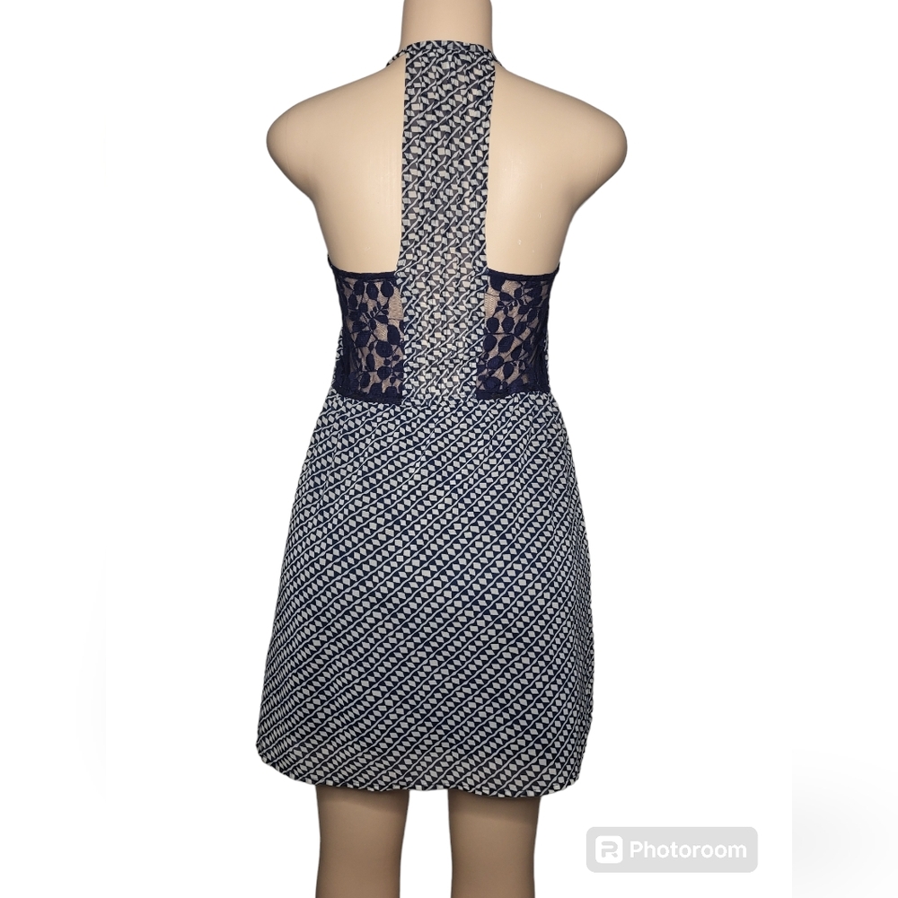 Geometric Pattern Spaghetti Strap Dress - Picture 2 of 8